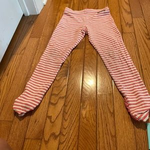 Red and white striped pants size 6, Matilda, Jane